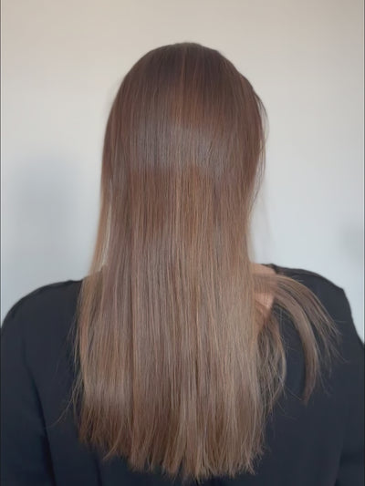 How to tie the velvet scrunchie in Burgundy — CONTOUROSE